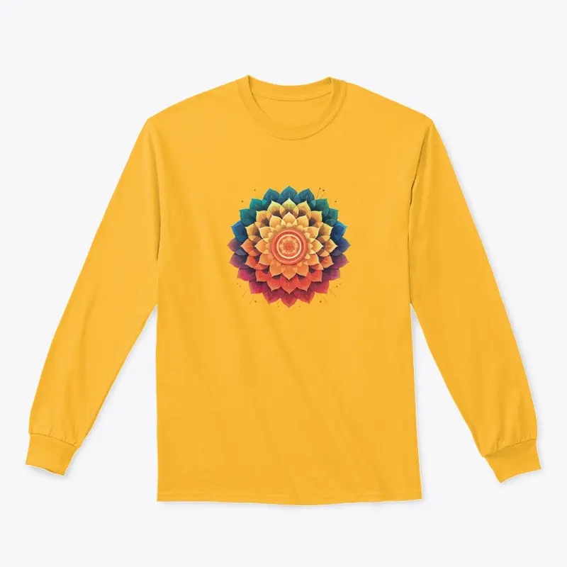 Mandala Magic: Petal Power Yoga Tee