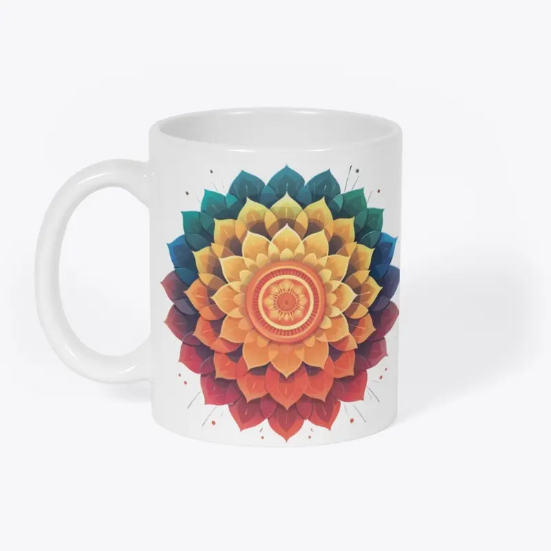 Mandala Magic: Petal Power Yoga Tee