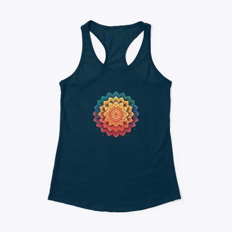 Mandala Magic: Petal Power Yoga Tee